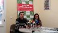 Representantes de ADICAE en rueda de prensa